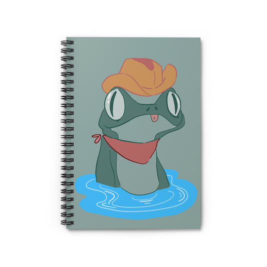 Cowboy Frog Notebook