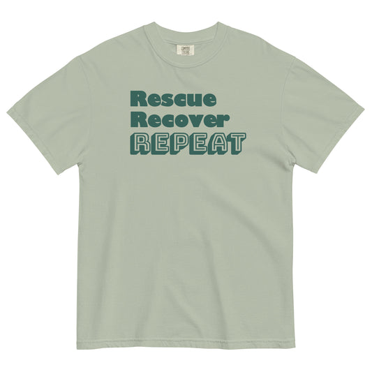 Rescue Recover Repeat Charity Adult Tee